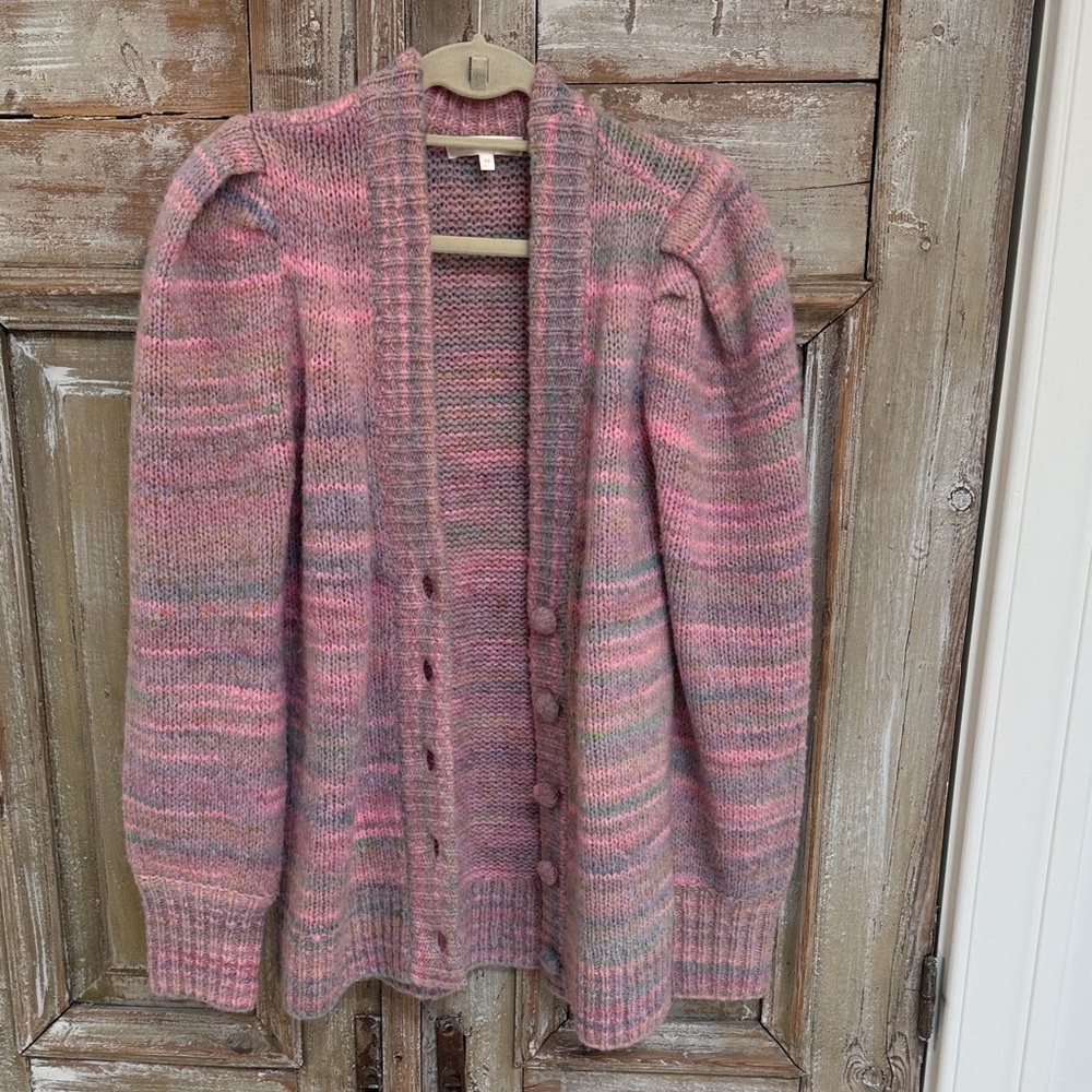 Cozy Pink and Gray Women's Sweater